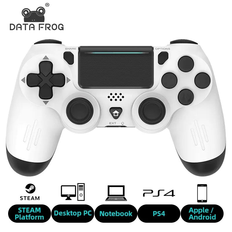 Controle bluetooth para ps4/slim/pc/ios/android sem fio com vibração dupla.